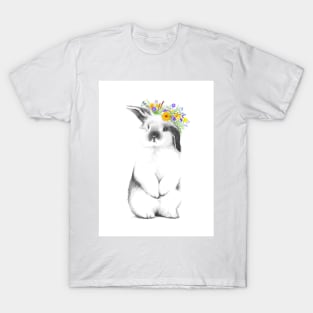 Rabbit with wreath T-Shirt